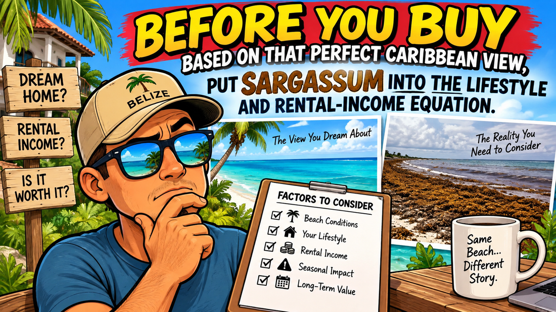 Buying or Staying at Coastal Property in Belize? Sargassum Needs to Be Part of Your Math