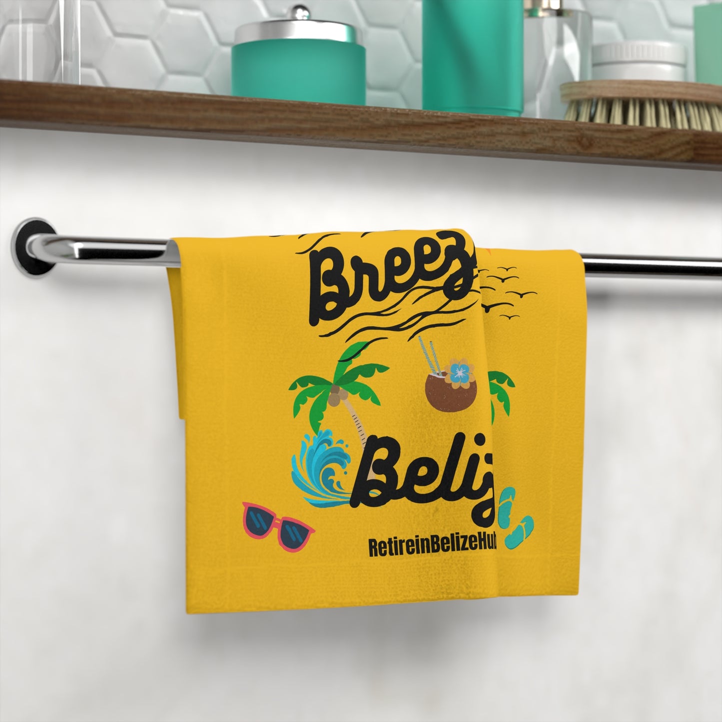 Belize State of Mind Face Towel