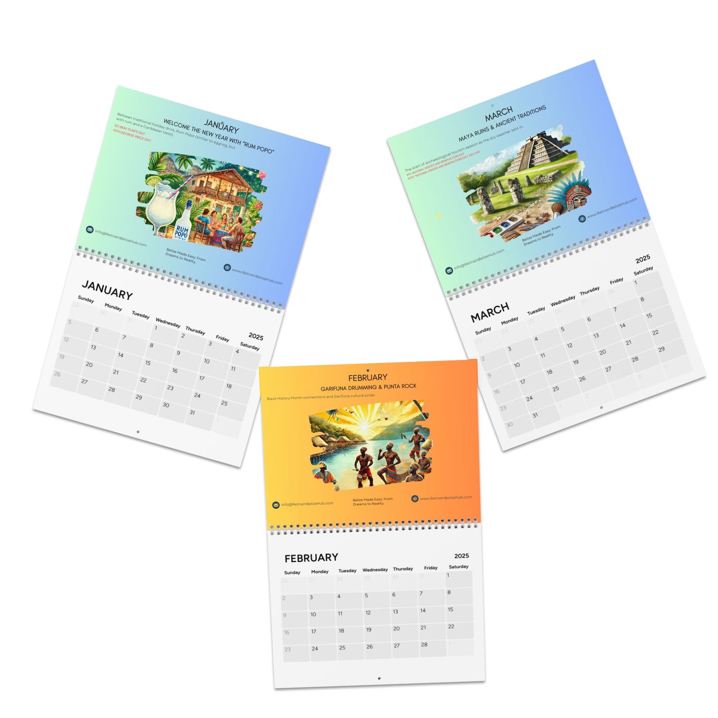 Belizean Culture & Celebrations 2025 Calendar