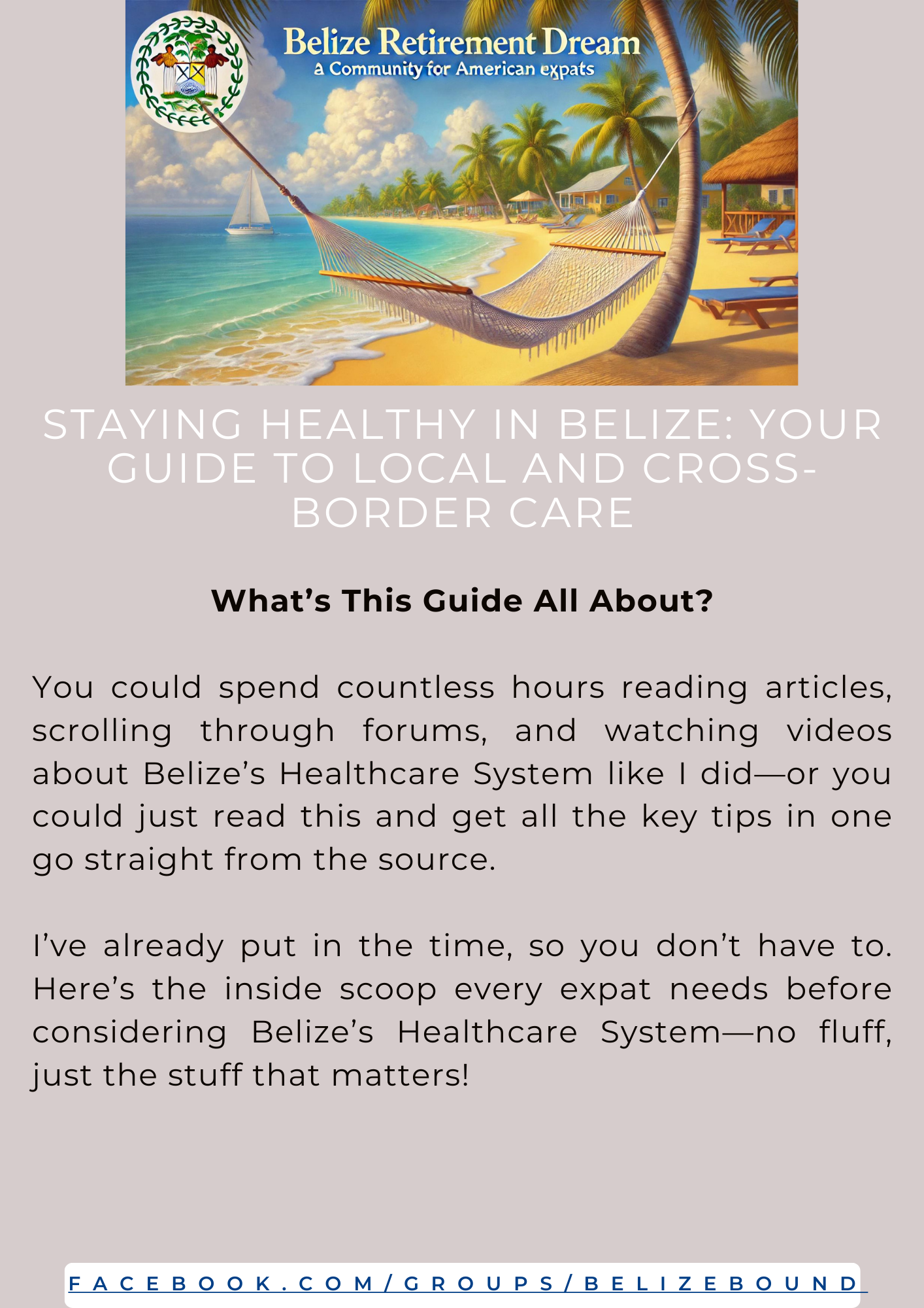 Staying Healthy in Belize: Your Guide to Local and Cross-Border Care