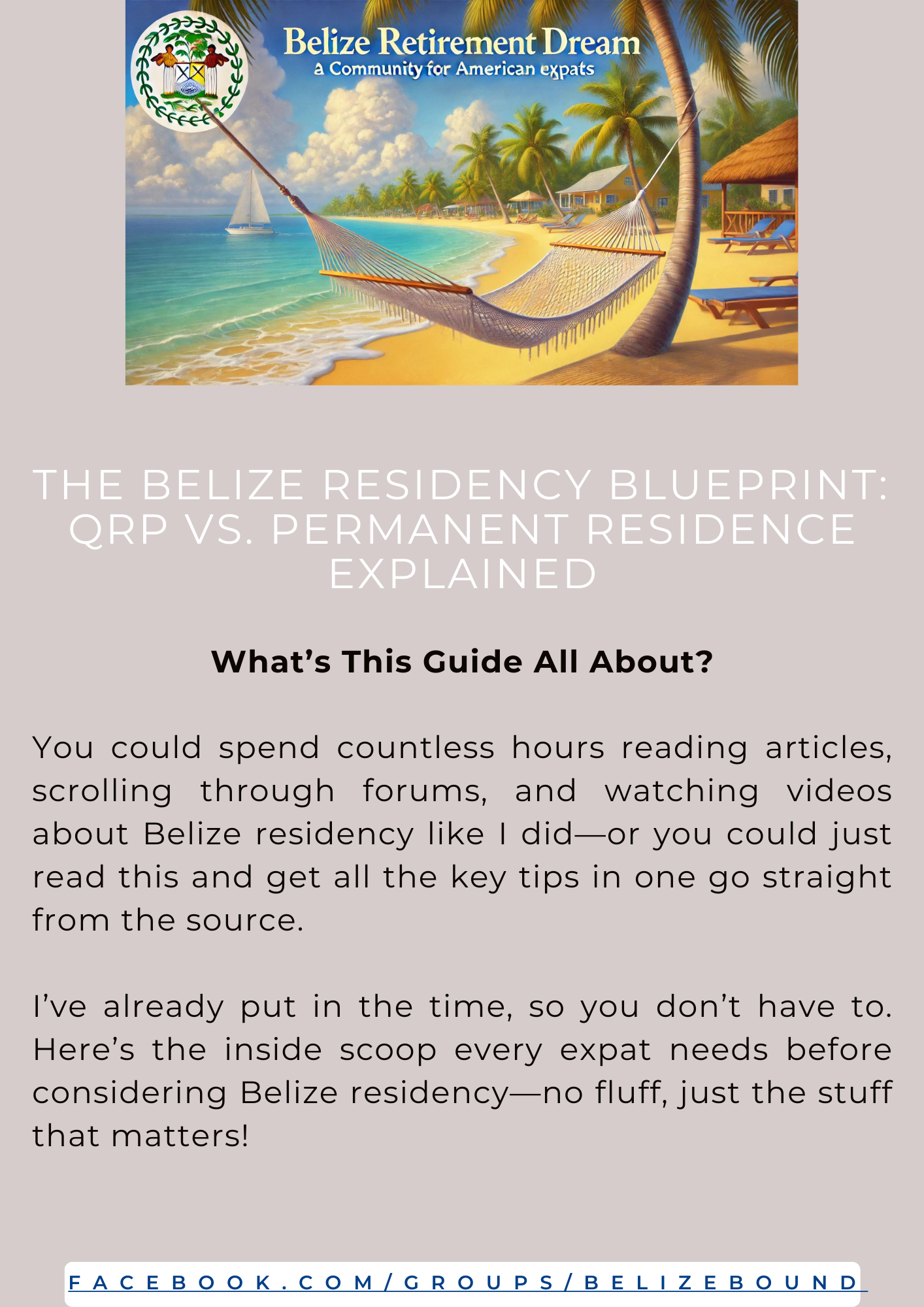 Unlock the Secrets to Settling in Belize: Your Complete Guide to QRP vs. Permanent Residence!