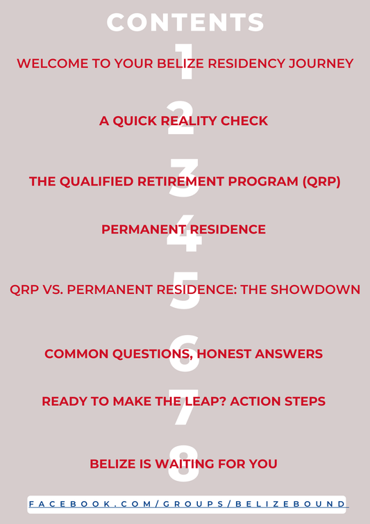 Unlock the Secrets to Settling in Belize: Your Complete Guide to QRP vs. Permanent Residence!