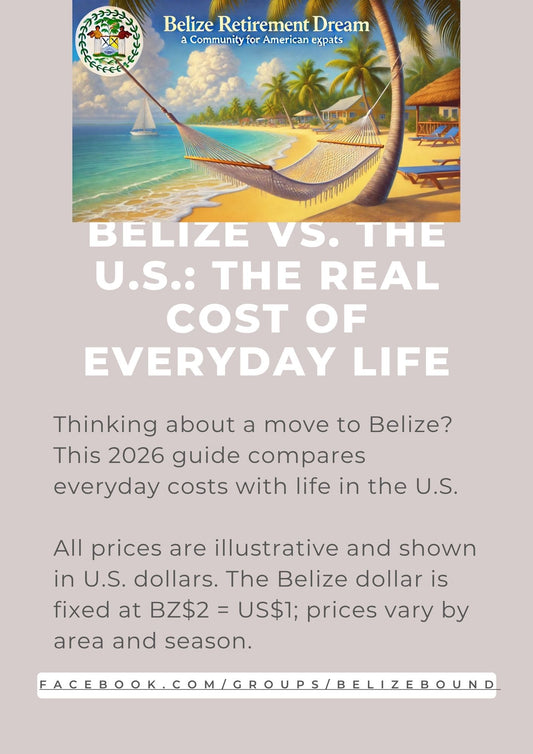 Belize vs. the U.S.: The Real Cost of Everyday Life